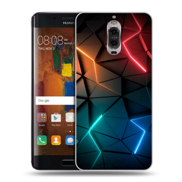 Пластиковый чехол на Huawei Mate 9 Pro с принтом Абстракция неон Пластиковый чехол на Huawei Mate 9 Pro с принтом Абстракция неон
