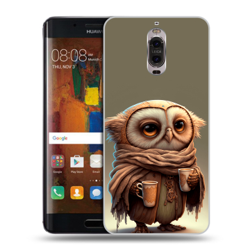 Пластиковый чехол на Huawei Mate 9 Pro с принтом Сова Пластиковый чехол на Huawei Mate 9 Pro с принтом Сова