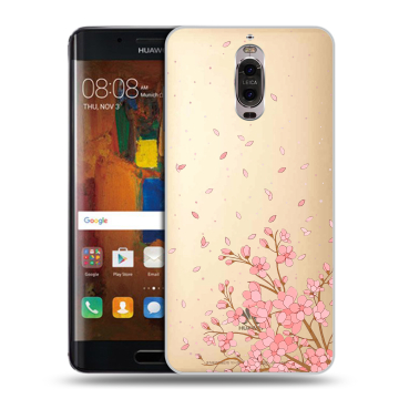 Пластиковый чехол на Huawei Mate 9 Pro с принтом Ветка сакуры