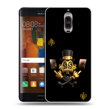 Пластиковый чехол на Huawei Mate 9 Pro с принтом Золотой скрудж макдак