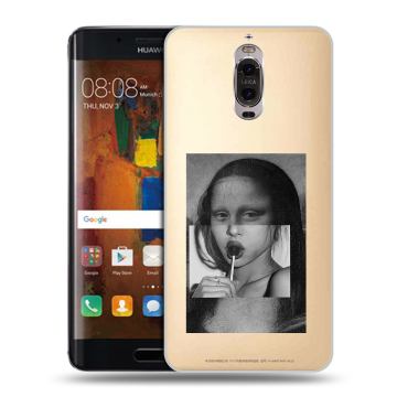 Пластиковый чехол на Huawei Mate 9 Pro с принтом Мона Лиза