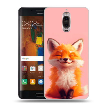 Пластиковый чехол на Huawei Mate 9 Pro с принтом милая лиса Пластиковый чехол на Huawei Mate 9 Pro с принтом милая лиса