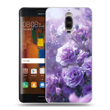 Пластиковый чехол на Huawei Mate 9 Pro с принтом Розы цветы