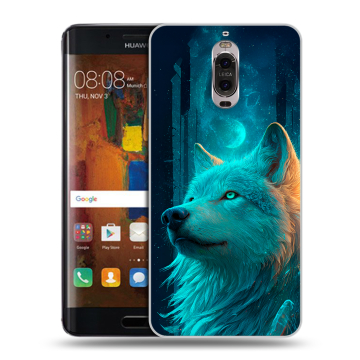 Пластиковый чехол на Huawei Mate 9 Pro с принтом бабочки саккура
