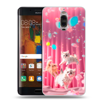 Пластиковый чехол на Huawei Mate 9 Pro с принтом милые котики Пластиковый чехол на Huawei Mate 9 Pro с принтом милые котики