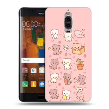Пластиковый чехол на Huawei Mate 9 Pro с принтом Hello Kitty Хелоу Кити