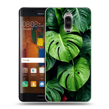 Пластиковый чехол на Huawei Mate 9 Pro с принтом Листья