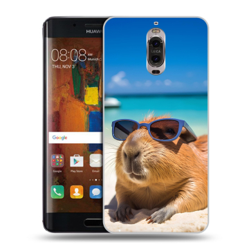 Пластиковый чехол на Huawei Mate 9 Pro с принтом Капибара Пластиковый чехол на Huawei Mate 9 Pro с принтом Капибара
