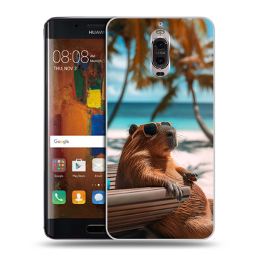 Пластиковый чехол на Huawei Mate 9 Pro с принтом Капибара Пластиковый чехол на Huawei Mate 9 Pro с принтом Капибара