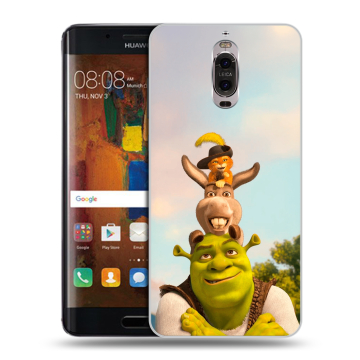 Пластиковый чехол на Huawei Mate 9 Pro с принтом Шрек Shrek
