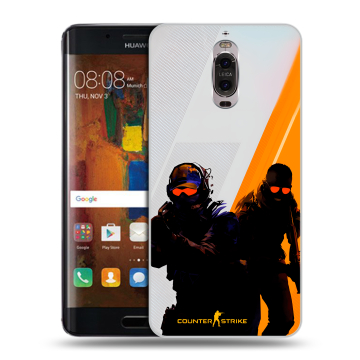 Пластиковый чехол на Huawei Mate 9 Pro с принтом Контер страйк Counter strike