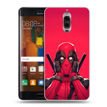 Пластиковый чехол на Huawei Mate 9 Pro с принтом Дедпул Deadpool