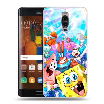 Пластиковый чехол на Huawei Mate 9 Pro с принтом спанчбоб спанч боб Пластиковый чехол на Huawei Mate 9 Pro с принтом спанчбоб спанч боб