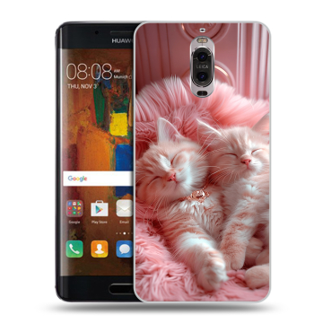Пластиковый чехол на Huawei Mate 9 Pro с принтом котята котики