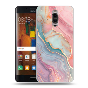 Пластиковый чехол на Huawei Mate 9 Pro с принтом розовый мрамор Пластиковый чехол на Huawei Mate 9 Pro с принтом розовый мрамор