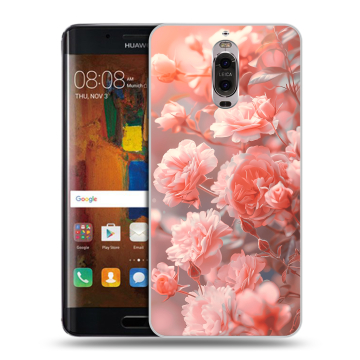Пластиковый чехол на Huawei Mate 9 Pro с принтом Розы цветы Пластиковый чехол на Huawei Mate 9 Pro с принтом Розы цветы