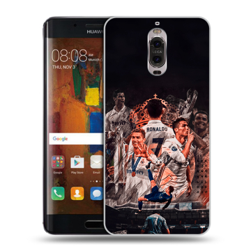 Пластиковый чехол на Huawei Mate 9 Pro с принтом Реал Роналдо Real Ronaldo