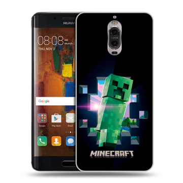 Пластиковый чехол на Huawei Mate 9 Pro с принтом Майнкрафт Minecraft