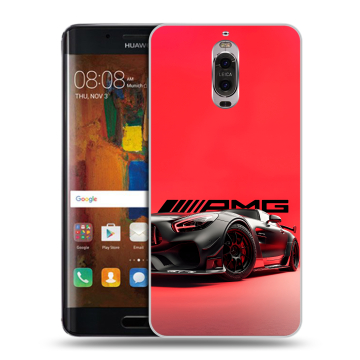 Пластиковый чехол на Huawei Mate 9 Pro с принтом Мерседес Mercedes AMG