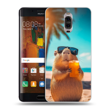 Пластиковый чехол на Huawei Mate 9 Pro с принтом Капибара