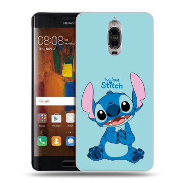 Пластиковый чехол на Huawei Mate 9 Pro с принтом Лило и Стич