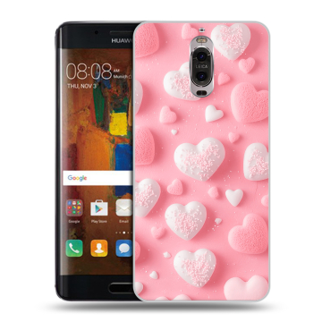 Пластиковый чехол на Huawei Mate 9 Pro с принтом Сердечки Пластиковый чехол на Huawei Mate 9 Pro с принтом Сердечки
