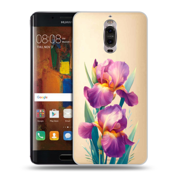 Пластиковый чехол на Huawei Mate 9 Pro с принтом Цветы орхидеи