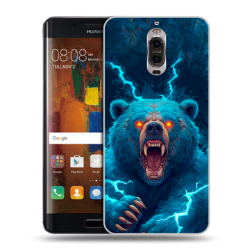 Пластиковый чехол на Huawei Mate 9 Pro с принтом Медведь