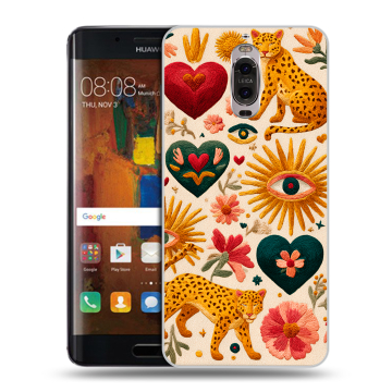 Пластиковый чехол на Huawei Mate 9 Pro с принтом Модный принт