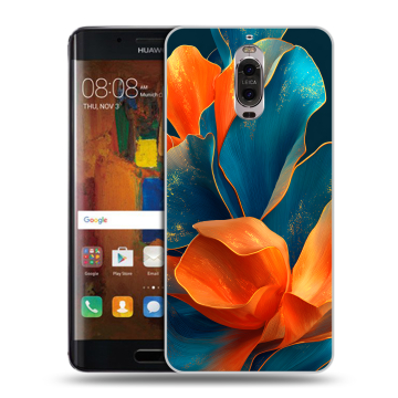 Пластиковый чехол на Huawei Mate 9 Pro с принтом Цветы