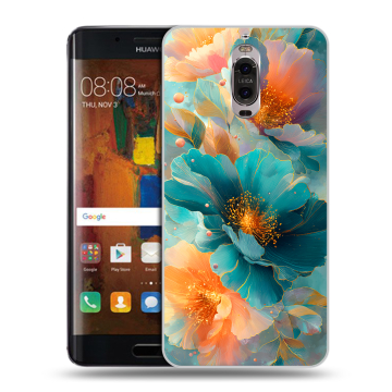 Пластиковый чехол на Huawei Mate 9 Pro с принтом Цветы