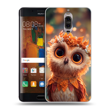 Пластиковый чехол на Huawei Mate 9 Pro с принтом Милая сова