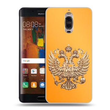 Пластиковый чехол на Huawei Mate 9 Pro с принтом Герб Флаг России