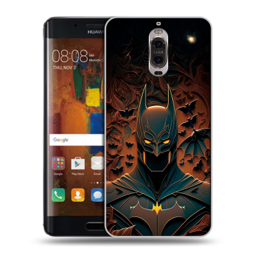 Пластиковый чехол на Huawei Mate 9 Pro с принтом Batman Бэтмен