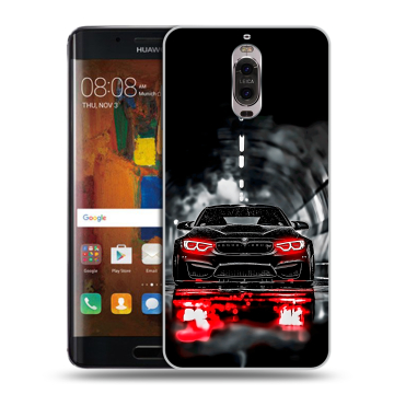 Пластиковый чехол на Huawei Mate 9 Pro с принтом BMW БМВ