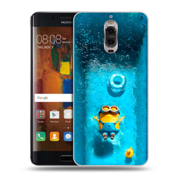 Пластиковый чехол на Huawei Mate 9 Pro с принтом Миньоны