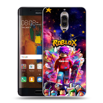 Пластиковый чехол на Huawei Mate 9 Pro с принтом Roblox Роблокс
