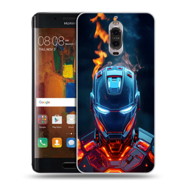 Пластиковый чехол на Huawei Mate 9 Pro с принтом IronMan Железный человек