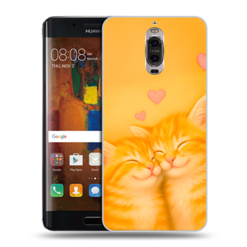 Пластиковый чехол на Huawei Mate 9 Pro с принтом Милые котята