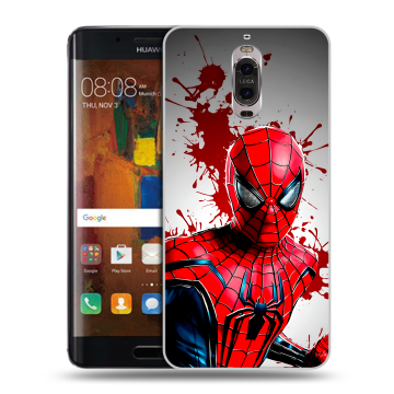 Пластиковый чехол на Huawei Mate 9 Pro с принтом Spiderman Человек паук