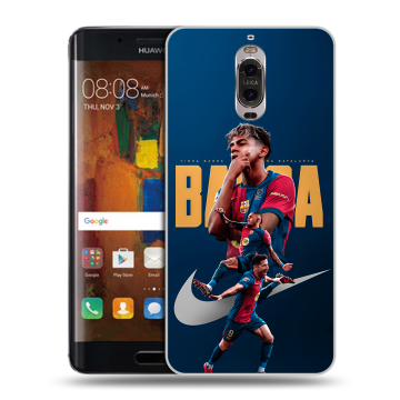 Пластиковый чехол на Huawei Mate 9 Pro с принтом Барселона Barca Yamal Пластиковый чехол на Huawei Mate 9 Pro с принтом Барселона Barca Yamal