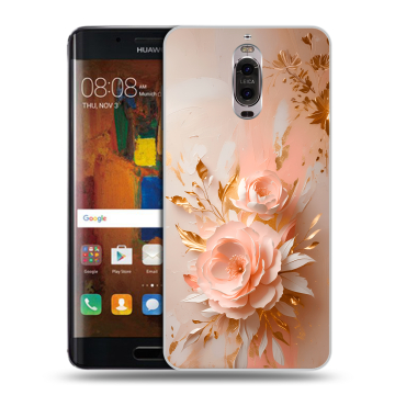 Пластиковый чехол на Huawei Mate 9 Pro с принтом женский