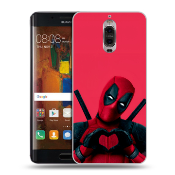 Пластиковый чехол на Huawei Mate 9 Pro с принтом Дедпул Deadpool