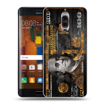 Пластиковый чехол на Huawei Mate 9 Pro с принтом Доллар деньги