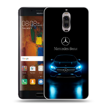 Пластиковый чехол на Huawei Mate 9 Pro с принтом Mercedes Мерседес