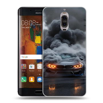 Пластиковый чехол на Huawei Mate 9 Pro с принтом BMW БМВ