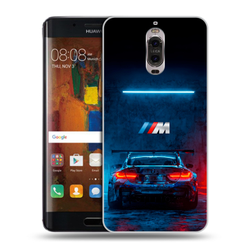 Пластиковый чехол на Huawei Mate 9 Pro с принтом BMW БМВ Пластиковый чехол на Huawei Mate 9 Pro с принтом BMW БМВ