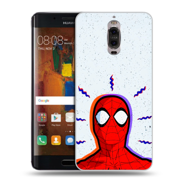 Пластиковый чехол на Huawei Mate 9 Pro с принтом Spiderman Человек паук