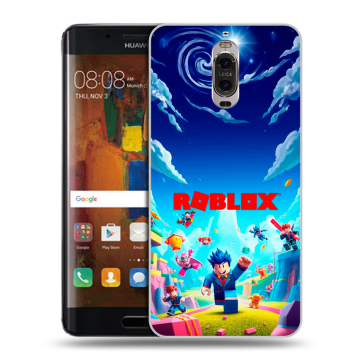 Пластиковый чехол на Huawei Mate 9 Pro с принтом Roblox Роблокс