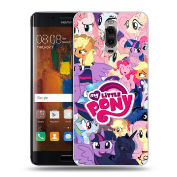 Пластиковый чехол на Huawei Mate 9 Pro с принтом My little pony Дружба чудо
